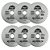 Kit 6 Disco Serra Aço P/ Madeira 72 Dentes 110mm x 20mm Matz - Imagem 1