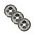 Kit 3 Disco Corte Diamantado Turbo Hard 10mm 110x20mm Matz - Imagem 1