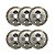 Kit 6 Disco Diamantado Turbo Esmerilhadeira 110x22,23mm Matz - Imagem 1