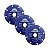 Kit 3 Disco Corte Esmerilhadeira P/ Aço 115mm x 22,23mm Matz - Imagem 1