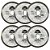 Kit 6 Disco Corte Turbo Diamantado Porcelanato 110x20mm Matz - Imagem 1