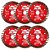 Kit 6 Disco Corte Diamantado Turbo P/ Concreto 110x20mm Matz - Imagem 1
