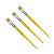 Kit 3 Pincel Chato Longo Cerda Natural 815-20 Nº20 Tigre - Imagem 1