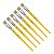Kit 6 Pincel Chato Longo Cerda Natural 815-18 Nº18 Tigre - Imagem 1