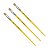 Kit 3 Pincel Chato Longo Cerda Natural 815-12 Nº12 Tigre - Imagem 1