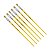 Kit 6 Pincel Chato Longo Cerda Natural 815-10 Nº10 Tigre - Imagem 1