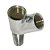 Adaptador Junção Y Filtro Torneira Mesa Metal Cromado 1/2'' - Imagem 3