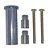 Prolongador Registro 16 Estrias P/ Deca Docol Cromado 20mm - Imagem 1