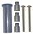 Prolongador Registro 16 Estrias P/ Deca Docol Cromado 30mm - Imagem 1