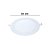 Kit 6 Painel LED Embutir Redondo Luz Quente 3000K 18W 22cm - Imagem 3