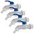 Kit 4 Torneira Esfera PVC Jardim Tanque 1/2'' 3/4'' Branca - Imagem 1