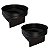 Kit 2 Ralo Anti Espuma Odor Mau Cheiro 150mm Preto Estrela - Imagem 1