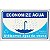 Placa Aviso Sinalização Economize Água 30cmx20cm PVC - Imagem 1