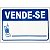 Kit 2 Placa Aviso Sinalização Vende-se 30cmx20cm PVC - Imagem 2