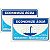 Kit 2 Placa Aviso Sinalização Economize Água 30cmx20cm PVC - Imagem 1
