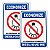 Kit 2 Placa Aviso Economize Energia Desligue 20cmx15cm PVC - Imagem 1