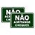 Kit 2 Placa Aviso Não Aceitamos Cheques 20cmx15cm PVC - Imagem 1