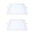 Kit 2 Painel LED Embutir Quadrado Luz Branca 6500K 24W 29cm - Imagem 1