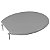 Assento Sanitário Oval Universal Almofadado Slim Cinza Claro - Imagem 3