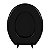 Assento Sanitário Oval Universal Almofadado Slim Preto Astra - Imagem 3