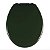 Assento Sanitário Oval Universal Almofadado Verde Escuro - Imagem 3