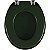 Assento Sanitário Oval Universal Almofadado Verde Escuro - Imagem 4