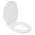 Assento Sanitário Oval Universal Almofadado Branco Astra - Imagem 1
