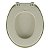 Assento Sanitário Oval Universal Almofadado Bege Astra - Imagem 4