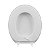 Assento Sanitário Oval Universal Almofadado Slim Branco - Imagem 6