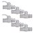 Kit 6 Registro Esfera Engate Rosca Externa PVC 1/2'' Estrela - Imagem 1