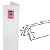 Kit 6 Protetor Protege Quina Cantos Cantoneira Branco 7x7 2m - Imagem 5