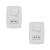 Kit 2 Conjunto Interruptor Simples + Tomada 20A 4x2 Branca - Imagem 1