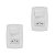 Kit 2 Conjunto Interruptor Simples + Tomada 10A 4x2 Branca - Imagem 1