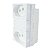Kit 2 Conjunto 2 Tomadas Branca Monobloco 2P+T 20A 250V 4x2 - Imagem 3