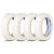Kit 4 Fita Crepe Uso Geral Pintura 24mmX50m Bege Tectape - Imagem 1