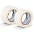 Kit 2 Fita Crepe Uso Geral Pintura 48mmX50m Bege Tectape - Imagem 1