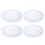 Kit 4 Painel Plafon LED Sobrepor Red Amarela 3000K 24W 29cm - Imagem 1