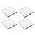 Kit 4 Painel Plafon LED Sobrepor Quad Branca 6500K 12W 17cm - Imagem 1