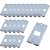 Kit 20 Tampa Condulete 1 Posto 1 Tomada RJ45 3/4' Alumínio - Imagem 1