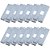 Kit 12 Tampa Condulete 1 Posto 1 Tomada RJ45 3/4' Alumínio - Imagem 1