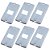 Kit 06 Tampa Condulete 1 Posto 1 Tomada RJ45 3/4' Alumínio - Imagem 1