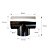 Kit 6 Adaptador Tee T Metal Cromado Rosca Fêmea 1/2''x1/2'' - Imagem 4
