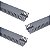 Kit 3 Canaleta Aberta Painel Elétrico Fio Cinza 50x50x2000mm - Imagem 1