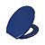 Assento Vaso Sanitário Universal Oval Soft Azul Astra - Imagem 4