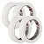 Kit 4 Fita Dupla Face Papel Branca Uso Geral 25mm x30m Adere - Imagem 1