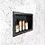 Kit 2 Nicho De Parede Embutir Banheiro 30x40cm Preto Estrela - Imagem 5