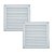 Kit 2 Grade Grelha Ventilação Tela Anti Inseto 22x22cm Astra - Imagem 1