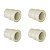 Kit 4 Luva Transição Soldável Aquatherm CPVC 22x25mm Tigre - Imagem 1