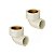 Kit 2 Joelho 90º Transição Aquatherm CPVC 22mm X 1/2'' Tigre - Imagem 1