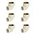 Kit 6 Joelho 90º Transição Aquatherm CPVC 22mm X 3/4'' Tigre - Imagem 1